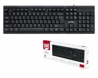 Клавиатура SmartBuy SBK-114U-K USB Black 104 клавиши