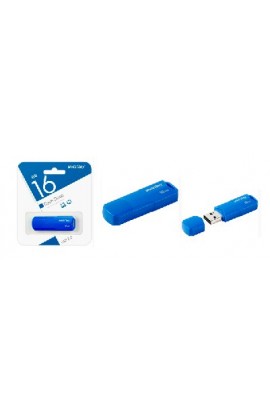 Флэш диск 16 GB USB 2.0 SmartBuy Clue Blue с колпачком
