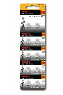 Батарейка. Kodak G3 BL 10 MAX Silver Oxid Button Cell (392) SR39, 2SR41W, SR736 (серебро)