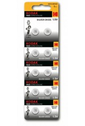 Батарейка. Kodak G10 BL 10 MAX Silver Oxid Button Cell (389) SR1130, SR54 (серебро)