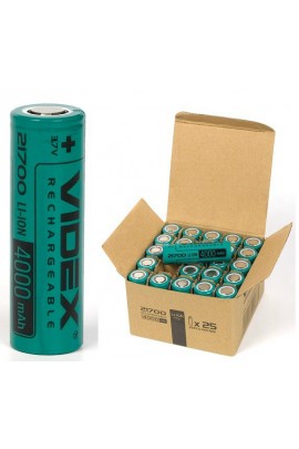 Аккумулятор Videx 21700 4000 mAh bulk 1 3, 7 V, без шляпки