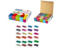Пластилин BRAUBERG 105869 количество цветов в наборе: 24 цвета масса: 720 г картонная коробка