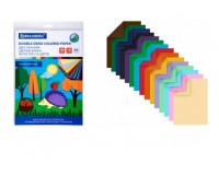 Бумага цветная BRAUBERG 113504 количество цветов в наборе: 16, количество листов: 48, размер А4 210х297 мм, двусторонняя , тонированная, 80 г/м2