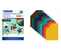 Бумага цветная BRAUBERG 113503 количество цветов в наборе: 10, количество листов: 80, размер А4 210х297 мм, двусторонняя , тонированная, 80 г/м2