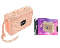 Акустическая система mini MP3 Borofone BR18 Encourage 5Вт Bluetooth 5.1, MP3, microSD, USB, AUX 500 мАч розовый