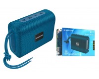 Акустическая система mini MP3 Borofone BR18 Encourage 5Вт Bluetooth 5.1, MP3, microSD, USB, AUX 500 мАч синий