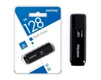 Флэш диск 128 GB USB 3.0 SmartBuy Dock Black с колпачком
