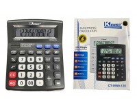 Калькулятор Kenko CT-5959-120 настольный, 12 разрядный, размер 15, 5х19 см, черный
