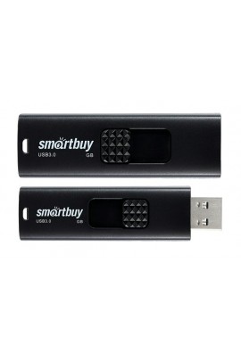 Флэш диск 64 GB USB 3.0 SmartBuy Fashion Black выдвижной
