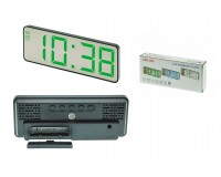 Часы сетевые VST 898-4 зеленые цифры, зеркальный дисплей, без блока питания