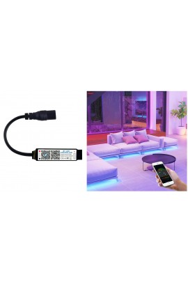LED контроллер Огонек OG-LDL41 (DC 12-24В) RGB(1 канал) Bluetooth, до 2А
