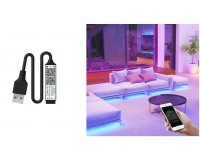 LED контроллер Огонек OG-LDL41 (USB 5В) RGB(1 канал) Bluetooth, до 2А