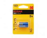 Батарейка. Kodak CR123A BL 1 MAX