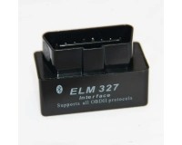 Диагностический адаптер автомобильный ELM327 Bluetooth - (OBD2, V1.5), черный