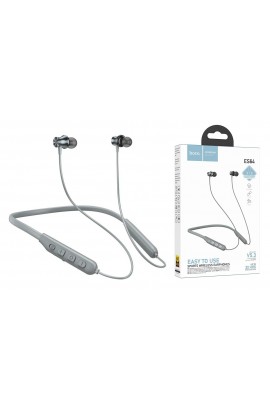Наушники беспроводные HOCO ES64 Easy Sound внутриканальные, Bluetooth 5, 3, коробка, серый