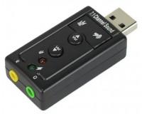 Звуковая карта - Z20 (A4092) Ret внешняя USB 7.1 ( срегулятором), черный
