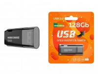 Флэш диск 128 GB USB 2.0 More Choice MF128 черный с колпачком