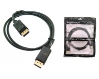 Кабель DisplayPort-DisplayPort Орбита длина 1м, v1.3 пакет черный OT-AVW61