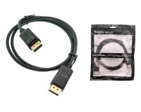 Кабель DisplayPort-DisplayPort Орбита длина 3м, v1.3 пакет черный OT-AVW61