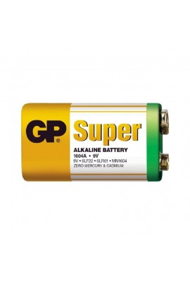 Батарейка GP 6LR61(6F22) Shrink 1 Super