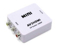 Конвертер - переходник AV2HDMI (гнездо HDMI выход - гнезда 3RCA), белый