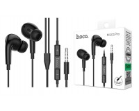 Наушники с микрофоном HOCO M101 Pro внутриканальные, кабель 1, 2м, 3, 5мм 4-pin Jack, кнопка вызова, регулятор громкости, коробка, черный