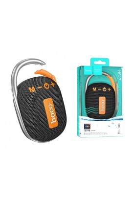 Акустическая система mini MP3 HOCO HC17 Easy joy 5Вт Bluetooth 5.3, MP3, microSD, USB, TWS, 500 мАч черный