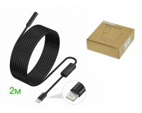 Эндоскоп USB для смартфонов Орбита OT-SME18 1, 3 Мп 1280*960 длина кабеля: 2м., Lightning, iOS 9.0 и выше, приложение UseePlus
