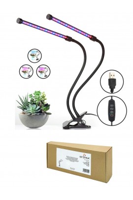 Светильник FITO лампа-прищепка для растений Огонек OG-LDP20 20 Вт IP44, 9 режимов яркости, таймер
