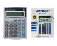 Калькулятор Canodi CA-100B настольный, 12 разрядный, размер 14х10 см, белый