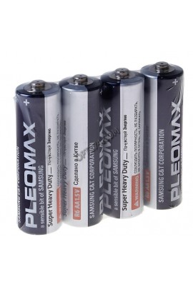 Батарейка Pleomax R6 Shrink 4