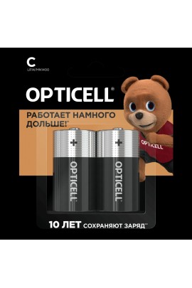 Батарейка Opticell LR14 BL 2