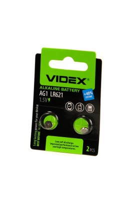 Батарейка. Videx G1 BL 2 (LR 621, LR 60, 364)