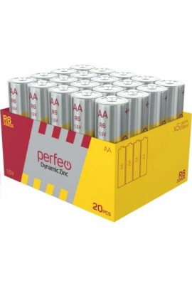 Батарейка Perfeo R6 Box 20 Dynamic Zinc NEW