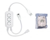 LED контроллер Огонек OG-LDL49 (USB 5В) RGB(1 канал) Wi-Fi, 3pin, до 6А, микрофон