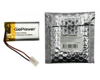 Аккумулятор GoPower - 300 mAh LP502035, Li-Pol
