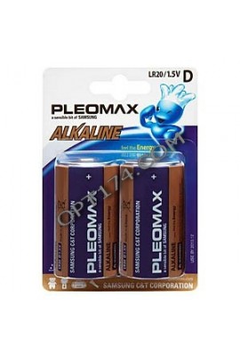 Батарейка Pleomax LR20 BL 2