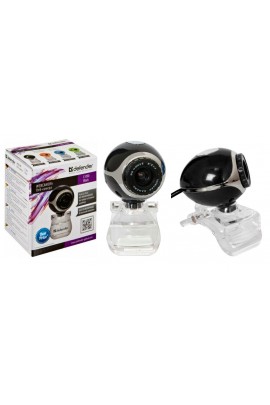 Web Camera Defender C-090 0.3МПикс с микрофоном, Black (63090)