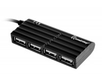 Концентратор USB (HUB) SmartBuy SBHA-6810 4 порта, Black