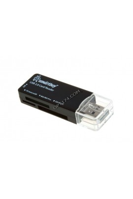 Card Reader SmartBuy SBR-749-K (SD, microSD, MS, M2) внешний Black