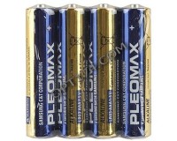 Батарейка Pleomax LR3 Shrink 4