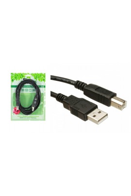 Кабель USB B штекер - USB A штекер Perfeo U4102 длина 1, 8м, пакет, черный