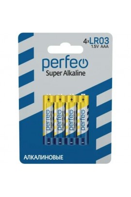 Батарейка Perfeo LR3 BL 4 Super Alkaline NEW (|PF-3634)