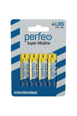 Батарейка Perfeo LR6 BL 4 Super Alkaline NEW (|PF-3638)