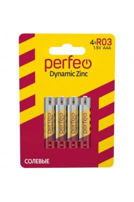 Батарейка Perfeo R3 BL 4 Dynamic Zinc NEW