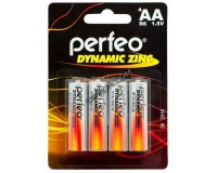 Батарейка Perfeo R6 BL 4 Dynamic Zinc (|PF-3647)