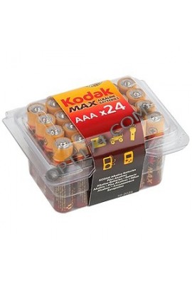 Батарейка Kodak LR3 пласт. кейс 24 MAX SUPER
