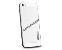 Защитная пленка SGP SGP09566 для iPhone 5S/5 Skin Guard белая кожа + пленка на экран