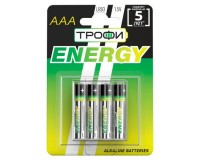 Батарейка Трофи LR3 BL 4 ENERGY Alkaline