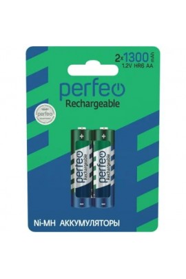 Аккумулятор Perfeo R6 1300 mAh BL 2 1.2 V NEW (PF-4160)